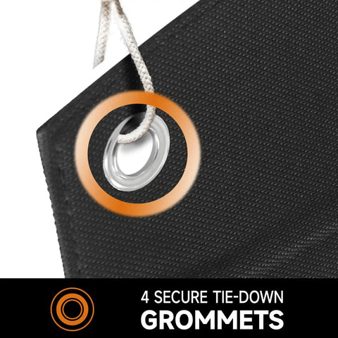 Close-up of secure tie-down grommet on 200W Monocrystalline Portable Folding Solar Panel Charger For Generators And Power Stations