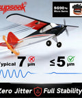 Beefed Up 9g Micro Servo Motors With Metal Gear And Shaft Upgrade Pack used in RC aircraft for stability and low jitter performance
