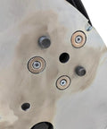 Close-up of grinding disc on Self Propelled Concrete Floor Grinder And Polisher With 12 Head Multi Directional Grinding System