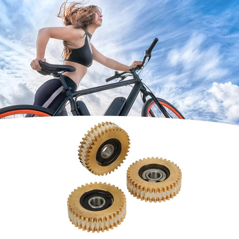 Electric Scooter Copper Motor Gear Set 38mm 3 Pack Lightweight Replacement Gears For Commuters And DIY Repair Projects