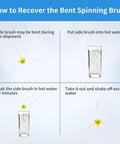 Steps to recover bent side brush for Replacement Parts Kit For Roomba 600 Series Vacuum Cleaner