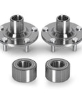 Front Wheel Hub Bearing Assembly Set Of 2 For Mazda 3 2009-2013 And Mazda 5 2006-2010 2012-2015 LH Driver Or RH Passenger Side Direct Fit OE Replacement