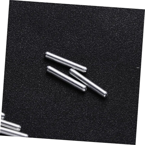 Close-up of metal components from 120pcs Robot Drive Shaft Kit For DIY Projects, Transmission Shafts And RC Car Axle Gears