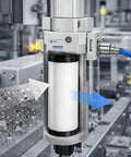 AF40P-060S Replacement Air Filter Element For AF40 Series in industrial regulator showing filtration process
