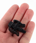 Badass Heavy Duty Quick Connect Heater Hose Connector For Radiators And Aux Tanks Heat Resistant Coolant Fitting in hand.