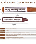 Heavy Duty Furniture Repair Kit Wood Markers And Wax Sticks For Crushing Bad Scratches And Deep Gouges Touch Up Tools For Hardwood Floors Desks Tables 25 Piece Set with repair markers and wax sticks displayed together.