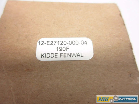 Label of 12-E27120-000-04 190F for Detect-A-Fire 190F Vertical Fire Detection Head Automatic Heat Activating Sprinkler Unit.