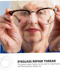 Eyeglass Repair Thread For Easy Maintenance And Quick Fixes Handy Durable Glasses Repair String For Eyewear Enthusiasts