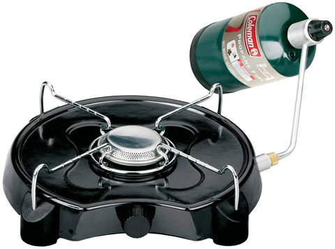 Portable 7500 BTU Propane Camping Stove With Precise Temperature Control For 12 Inch Pans, Quick Heat With PerfectFlow Technology