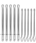 12 Pack Metal Drawstring Threaders With Clip For Quick Elastic Waistband Repairs Stainless Steel Threading Tools