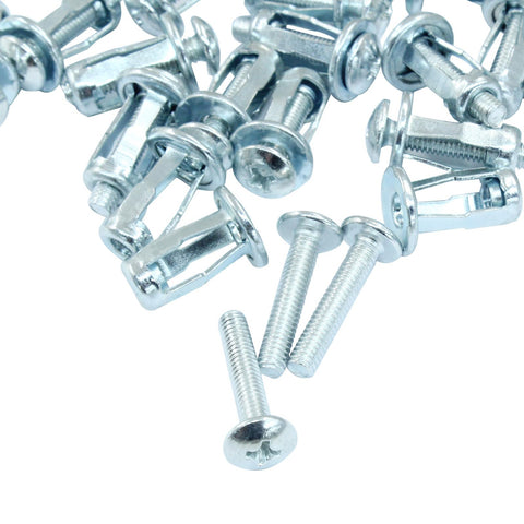 25 Pcs M4x20 Hollow Wall Anchors Kit Featuring Jack Nuts And Petal Nuts For Hollow Doors Thin Walls Metal Sheets And Aluminum Cladding Includes Screws For Easy Mounting And Strong Stable Support For DIYers