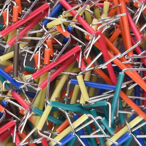 560 Piece Jumper Wire Kit With 14 Lengths Of Assorted Preformed Breadboard Wires, Male To Male 24 AWG U Shaped Jumpers, Perfect For Quick DIY Prototyping And Clean Builds, Free Box Included For Easy Organization