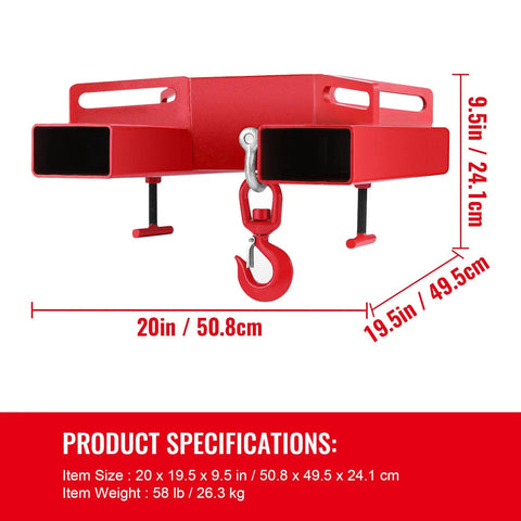 Heavy Duty Forklift Lifting Hook Swivel Attachment For Three Ton Capacity Built Like A Tank To Grip And Haul Heavy Equipment Without Skipping A Beat Or Dropping One Run Smooth As Silk On Every Active Job Site Now