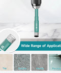Half Inch Diamond Hole Saw For Porcelain Tile And Glass With Round Shank Core Drill Bit Fits Cordless Drills And Drill Press Dry And Wet Cutting Opener Cuts Granite Marble Ceramic Stone shown cutting surface