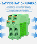 Ultra Slim Signal Isolator DC 24V for PLCs with analog output 4 20mA one in one out rail mount isolated signal conditioner