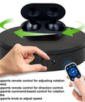 Turntable Display Stand With Remote Control, 7.87 Inch 360 Degree Electric Lazy Susan for Photography with remote and controls.