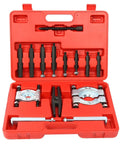 New 14 Piece Bearing Separator Puller Set With 2 Inch And 3 Inch Splitters For Removing Bearings Kit in red case