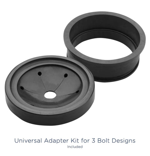 Universal adapter kit for Disposall 1/2 HP Continuous Feed Garbage Disposer with Plug And Play Install Kit and Power Cord model GFC525N