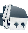 Dead Nuts Precision Machining Attachment For Small Lathes Featuring 90 By 50 Millimeter Slide Board and calibration dial, side view.