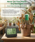 Must Have Wireless Soil Moisture Meter With LCD 3 Probe Sensor in pot displaying temperature, moisture, and light levels