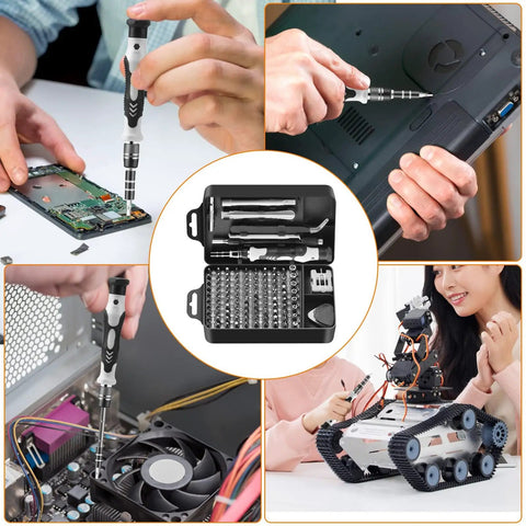 115 In 1 Precision Screwdriver Set With Magnetic Bits For Electronics Repair Kit used for phone, laptop, PC repair