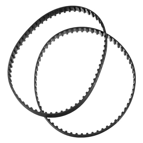 Heavy Duty Thickness Planer Motor Drive Belt Replacement R4331 V Belt Premium Rubber showing two durable belts for woodworking.