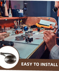 Watchmaker repairing using 4 Piece Mechanical Clock Main Spring Repair Kit For Wind Up Alarm Clocks Replacement Parts And DIY