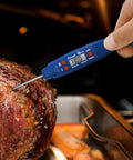 Advanced Digital Waterproof Meat Thermometer With Temperature Hold, Ultra Fast 1 To 3 Second Readings, IPX7 Waterproof in roast meat