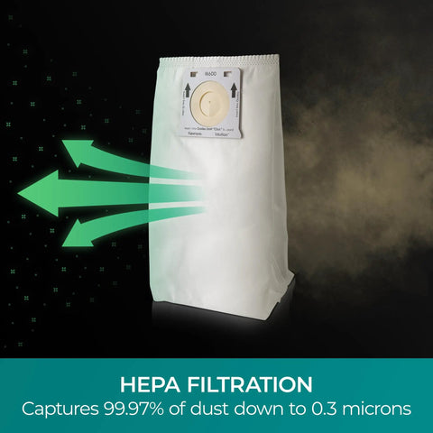 HEPA Replacement Vacuum Bags For Intuition Upright Vacuum With No Touch Bag Technology Compatible With BU4022 BU4020 BU4018 BU4050 BU3040 White