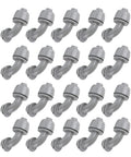 20 Pack Liquid Tight Connectors 1/2 Inch NPT Nylon 6 90 Degree Angle Electrical Flexible Conduit Fittings For Hvac Motors Pumps, angled connectors.