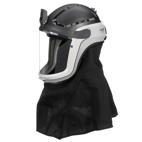 Mining Lamp Bracket Kit M 940 For M Series Hard Hats And Helmets with face shield attachment, black color, adjustable angle.