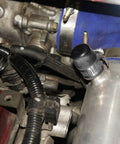 10Pcs Silicone Vacuum Hose Cap Kit For 16mm Car Intake Lines Weatherproof End Plugs installed on engine bay component