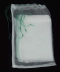 Pack of 10 fine mesh garden netting bags, 16x12, made of UV-resistant PE material, ideal for protecting plants, fruits, and flowers in gardens.