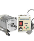 1100W AC Servo Motor Kit For CNC Machines 110V 1.1KW 1.5HP 3.55N.m Torque 89mm Flange 15mm Thread Shaft with Controller
