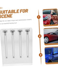Engine Oil Viscosity Testing Stand And Acrylic Oil Comparator Tool For Auto Maintenance And Car Repair, Ideal For Pro Shops And DIY Garages, Durable, Easy To Use, Precision For Diagnostics. Transparent acrylic 4-tube stand for car oil comparison.