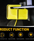 Prop Stop Replacement For Boat Propeller Removal Durable Marine Grade Nylon Block Rustproof Yellow Prop Stop Fits All Outboard And Stern Drive Props Mercury Props Ready Easy Install For Quick Prop Handling on propeller shaft with highlighted functions icons