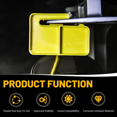 Prop Stop Replacement For Boat Propeller Removal Durable Marine Grade Nylon Block Rustproof Yellow Prop Stop Fits All Outboard And Stern Drive Props Mercury Props Ready Easy Install For Quick Prop Handling on propeller shaft with highlighted functions icons
