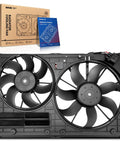 Keep Your Daily Driver From Running Hot With This Heavy Duty Radiator Cooling Fan Assembly with dual fans and electrical connector.