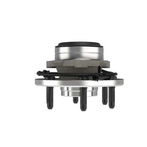 Front Wheel Hub Bearing Assembly For 2WD Chevy Tahoe And Avalanche With ABS 6 Lug Fits 2000 To 2006 Tahoe And 2002 To 2006 Avalanche Premium Replacement Part For Smooth Steering And Reliable Braking 515053, side view.