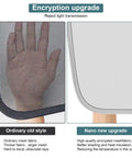 KUNIST roof sunshade for Tesla Model Y 2021–2025; two panels show mesh fabric vs upgraded solid shade.