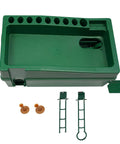 Cordless Automatic Golf Tee Machine with 100 Ball Capacity Indoor Swing Trainer, ABS build, parts included, top view