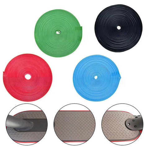 Blue PVC Self Adhesive Body Protective Strips For Electric Scooters And Skateboards Scratch Resistant Easy To Install