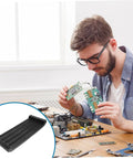 Man examining PCB with Durable Circuit Board Bracket Anti Static Storage Rack PCB Holder For Electronics Dope Display Stand in thumbnail