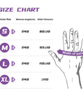 Size chart for Blue Nitrile Disposable Gloves Large Size No Latex No Powder Safe Working Gloves, showing palm width and length.