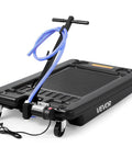 Low Profile Oil Drain Pan 17 Gallon Tank With Electric Pump And Flex Hose For Trucks Atvs Leak Proof Fluid Extractor, shown with flexible hose.
