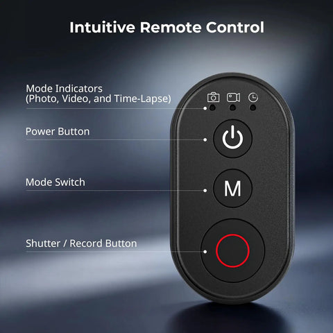 Remote control for Power Grip With Built In 5000mAh Battery For Action Cameras And Phones Wireless Control Selfie Stick