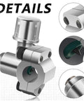 Bullet Piercing Valve Kit For Refrigerator 2 Pack Anti Rust Fits 1/4 Inch, 5/16 Inch And 3/8 Inch OD Pipes, close-up view