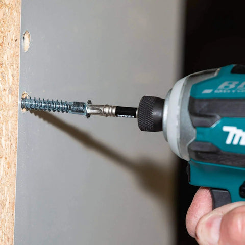 Impact XPS No 2 Phillips 2 Inch Power Bit 15 Pack For Impact Drivers with pulse torsion ring in use