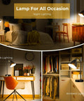 Must Have Dimmable Desk Lamp With 2 USB Ports And AC Outlet, Touch Sensor Nightstand Reading Light in bedroom, office, closet