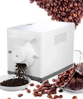 Automatic Electric Coffee Bean Roaster Machine With Built In Timer And Adjustable Temp Dial 100 To 250c 1 5kg Capacity dispensing roasted beans